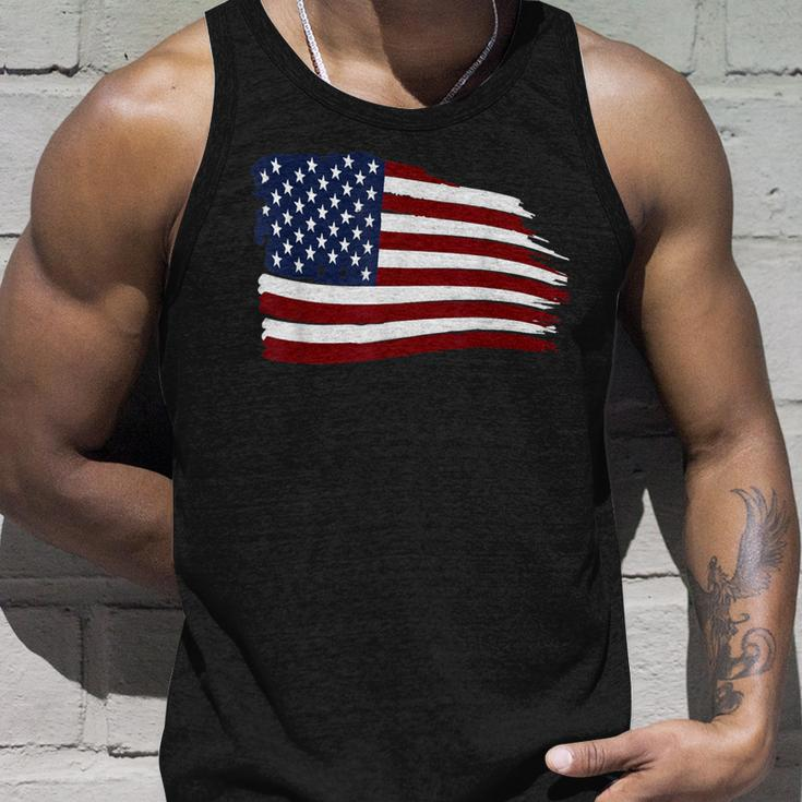 Distressed Us Usa Flag Stars And Stripes American Tank Top Geschenke für Ihn