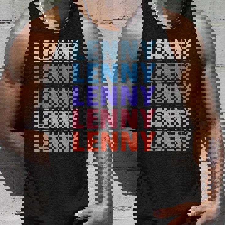 Divertido Regalo Nombre Lenny Personalizado Primer Nombre Camiseta sin mangas Regalos para él