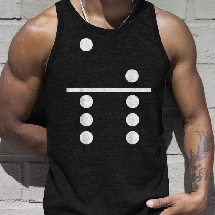 Domino Stein 2 Pieces 6 Pieces Carnival Costume Tank Top Geschenke für Ihn