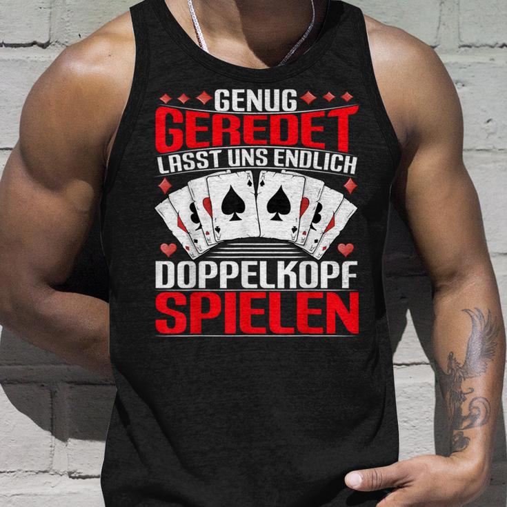 Doppelkopf Card Games Enug Geredet Lasst Uns Spielen S Tank Top Geschenke für Ihn