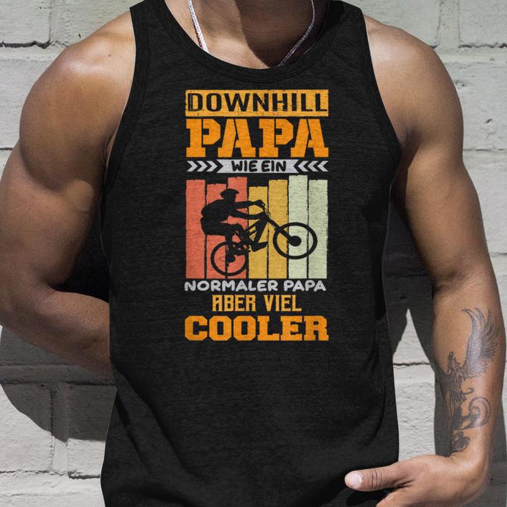 Downhill Papa Bicycle Bike Mtb Tank Top Geschenke für Ihn