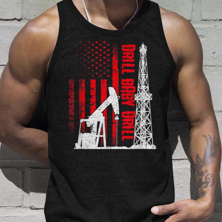 Drill Baby Drill Oil Field Worker Tank Top Geschenke für Ihn