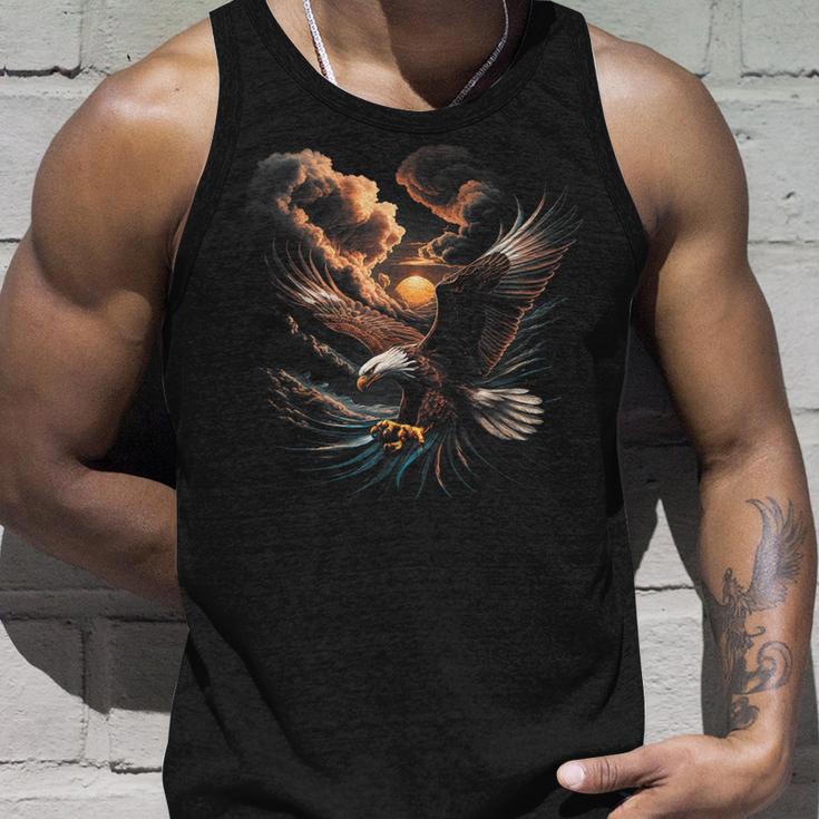 Eagle Bird Watching Wildlife American Pride Bald Eagle Usa Tank Top Geschenke für Ihn