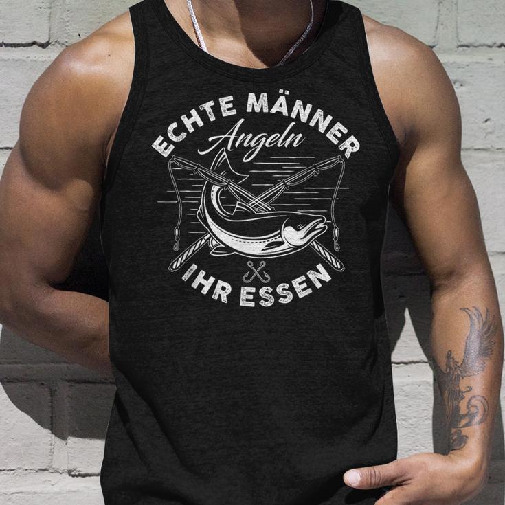 Echte Männer Angeln Ihr Essen Tank Top Geschenke für Ihn