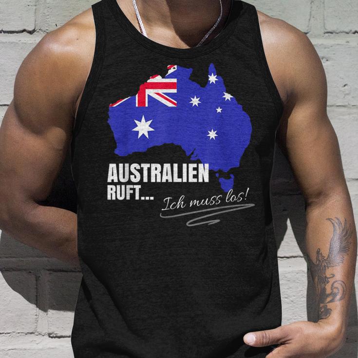 Emigration Australia Farewell Must Have Gadgets Emigrant Tank Top Geschenke für Ihn