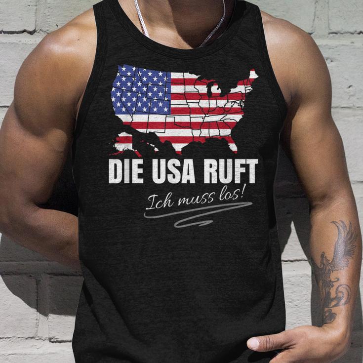 Emigration Usa Farewell Gadgets America Emigrant Tank Top Geschenke für Ihn