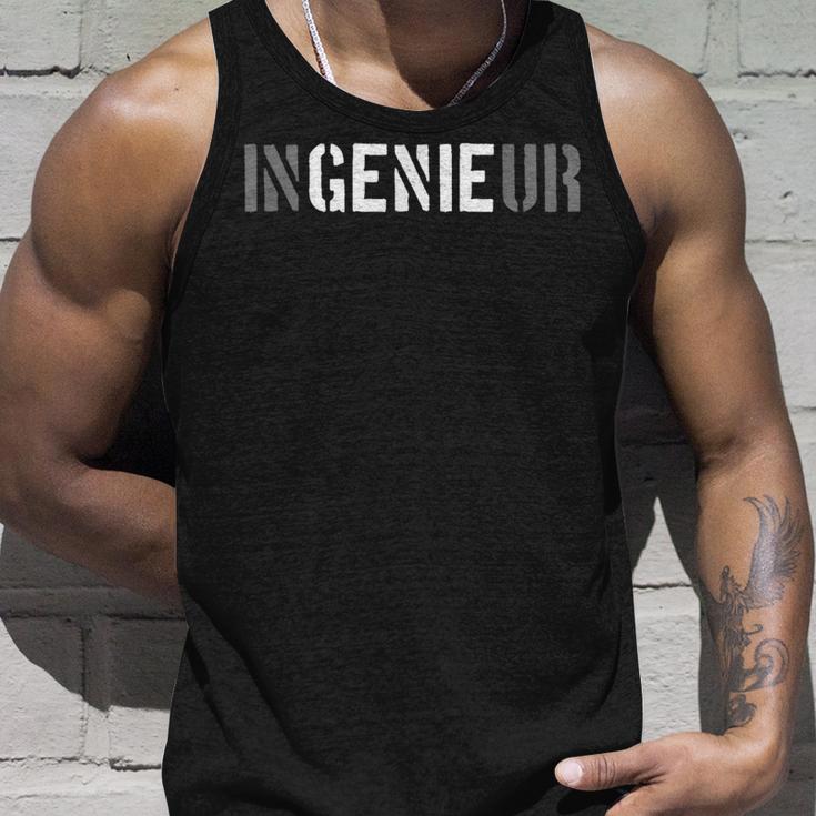 Engineur Genie Economy Engineer Mechanical Engineering Study Tank Top Geschenke für Ihn