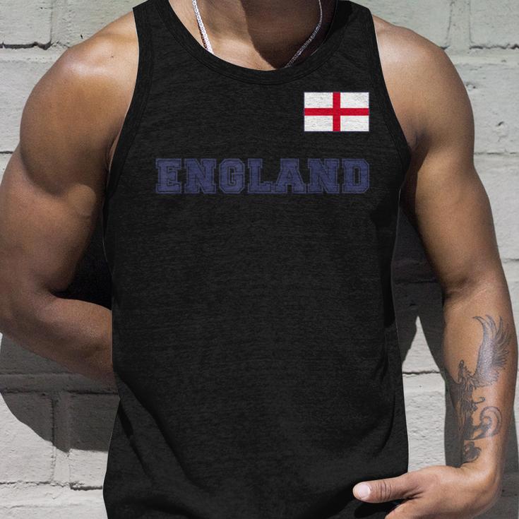 England With National Flag Flag On The Chest Tank Top Geschenke für Ihn