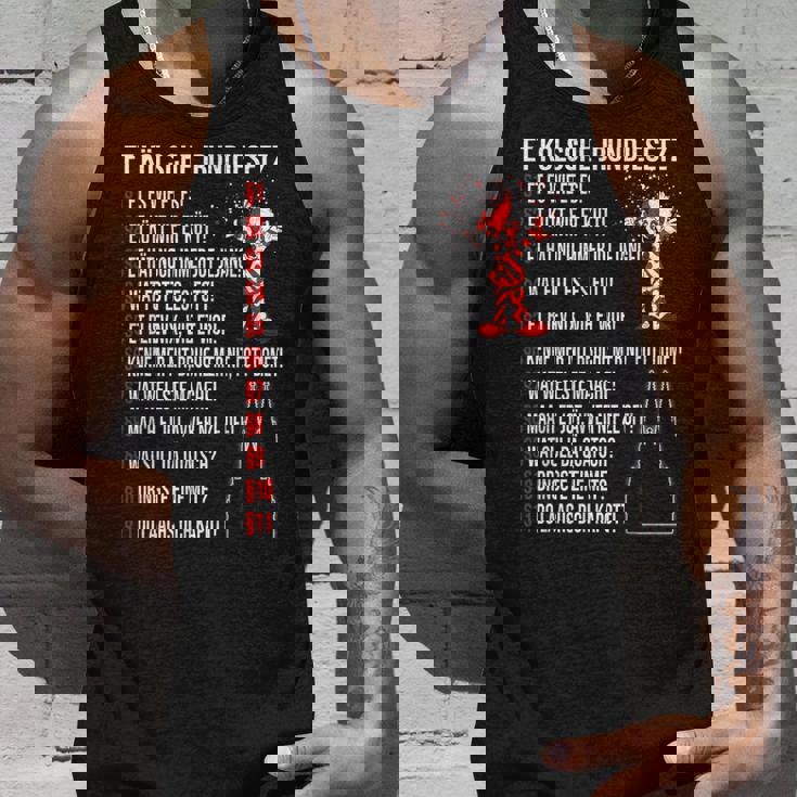 Et Kölsche Jrundjesetz Cologne Basic Law Cologne Alaaf Tank Top Geschenke für Ihn