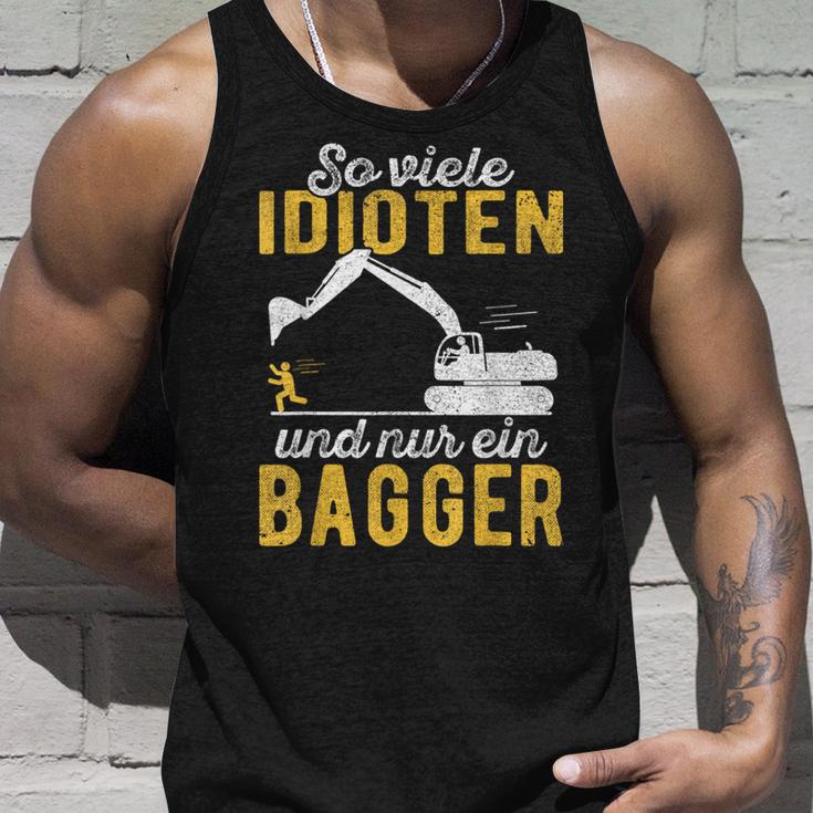 Excavator Driver Digger Guide Construction Worker Construction Nur Ein Digger Tank Top Geschenke für Ihn