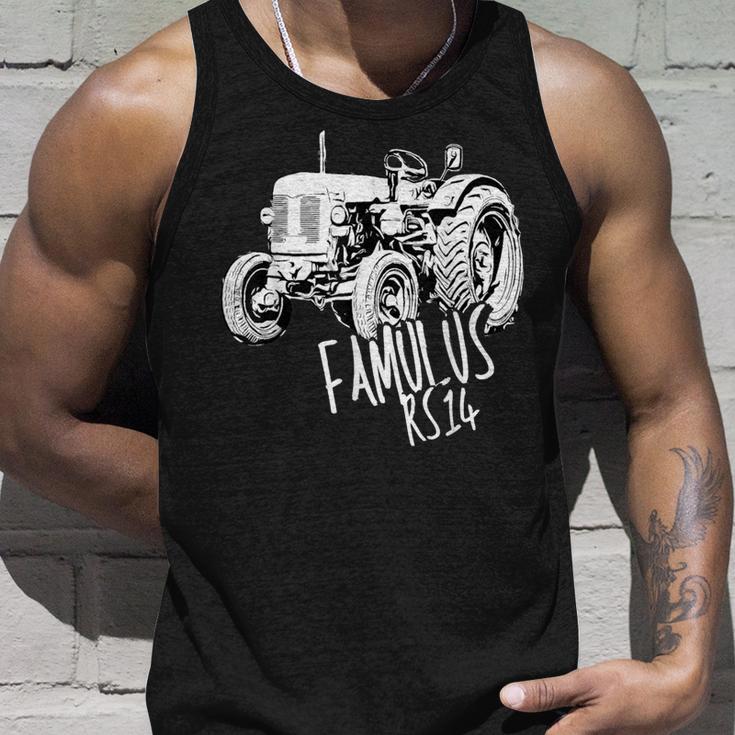 Famulus Traktor Famulus Rs14 Trekker Landwirt Baue Tractor Tank Top Geschenke für Ihn