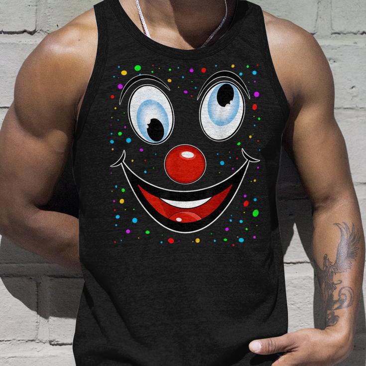 Fancy Dress Clown Face Outfit Clown Costume Carnival Tank Top Geschenke für Ihn