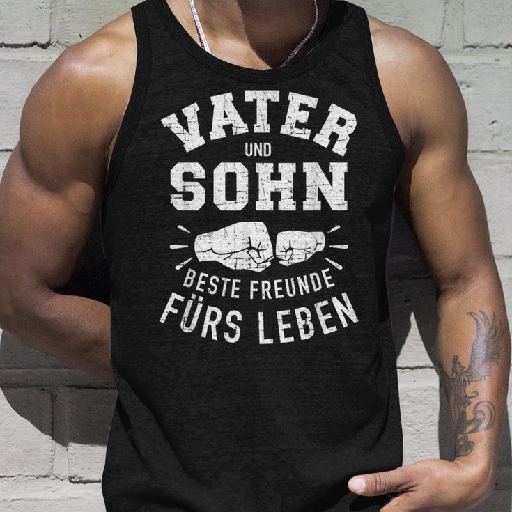 Father Son Best Friends For Life Slogan Fiste Tank Top Geschenke für Ihn