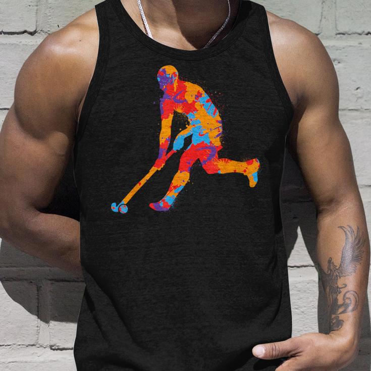 Field Hockey Colourful Hockey Player Children's Hockey Boys Tank Top Geschenke für Ihn