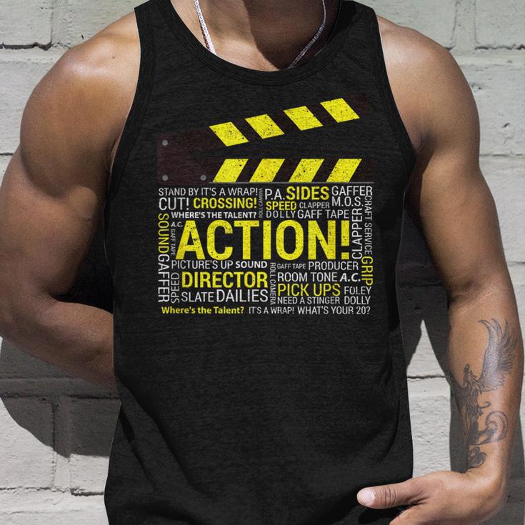 Filmmaker Director Cameraman Film Crew Tank Top Geschenke für Ihn