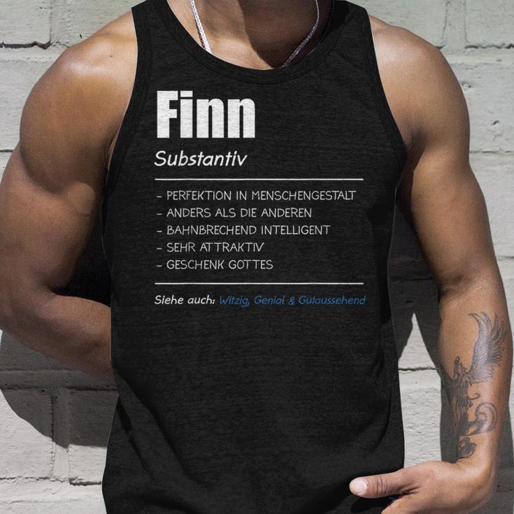 Finn Name First Name Tank Top Geschenke für Ihn