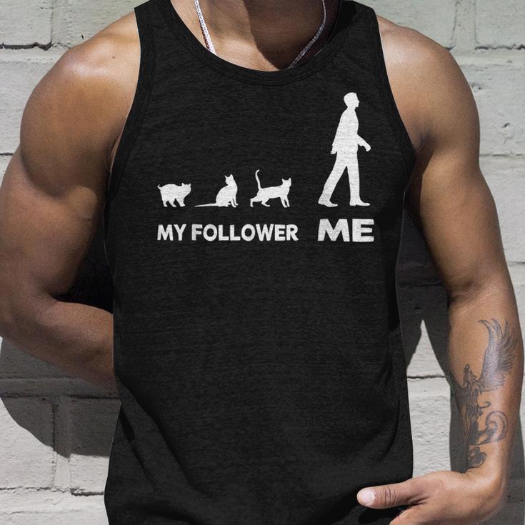 My Follower Me Cat Cute Cat Cute Tank Top Geschenke für Ihn