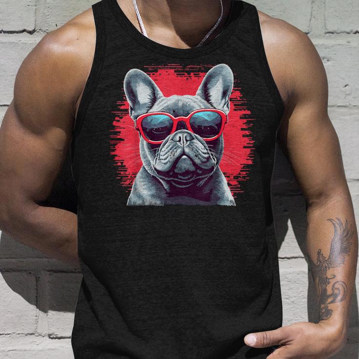 French Bulldog With Sunglasses Tank Top Geschenke für Ihn