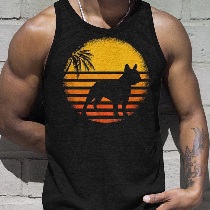 Frenchie Bully Retro French Bulldog Tank Top Geschenke für Ihn