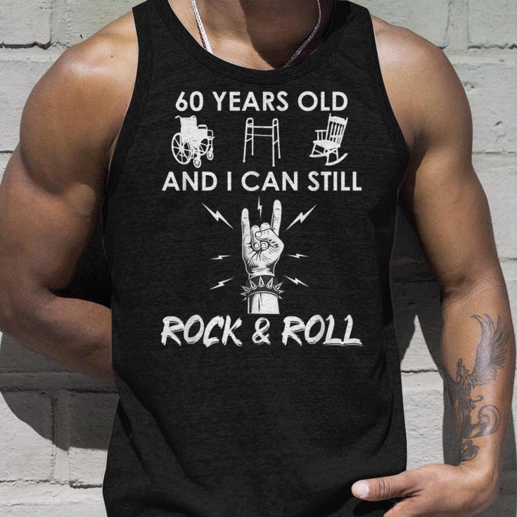 60Th Birthday Rock And Roll 60Th Birthday Gag Tank Top Geschenke für Ihn