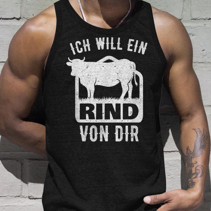 Agriculture Saying I Will A Rindon Dir Fun Tank Top Geschenke für Ihn