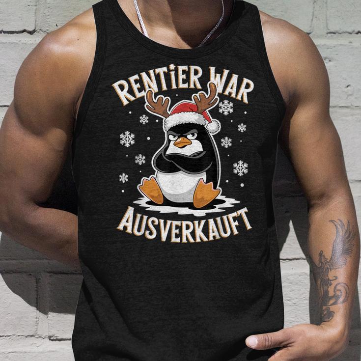 Christmas Penguin Reindeer Was Out Sold Out Tank Top Geschenke für Ihn