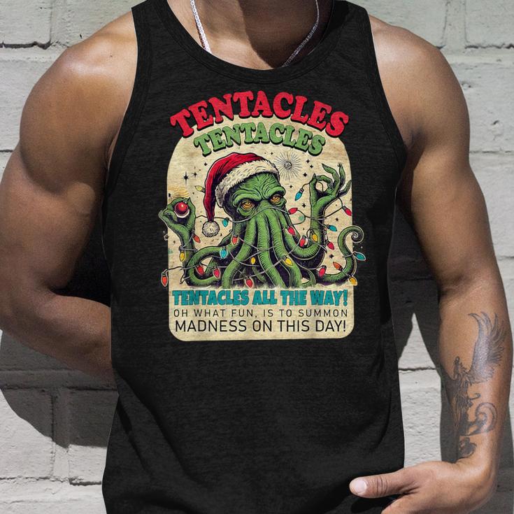 Cthulhu Christmas Tentacle Eldritch Holiday Tank Top Geschenke für Ihn