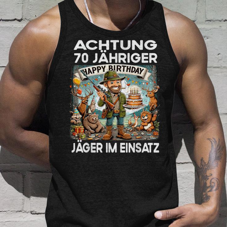 Hunter Forester Birthday 70 Years Old Tank Top Geschenke für Ihn