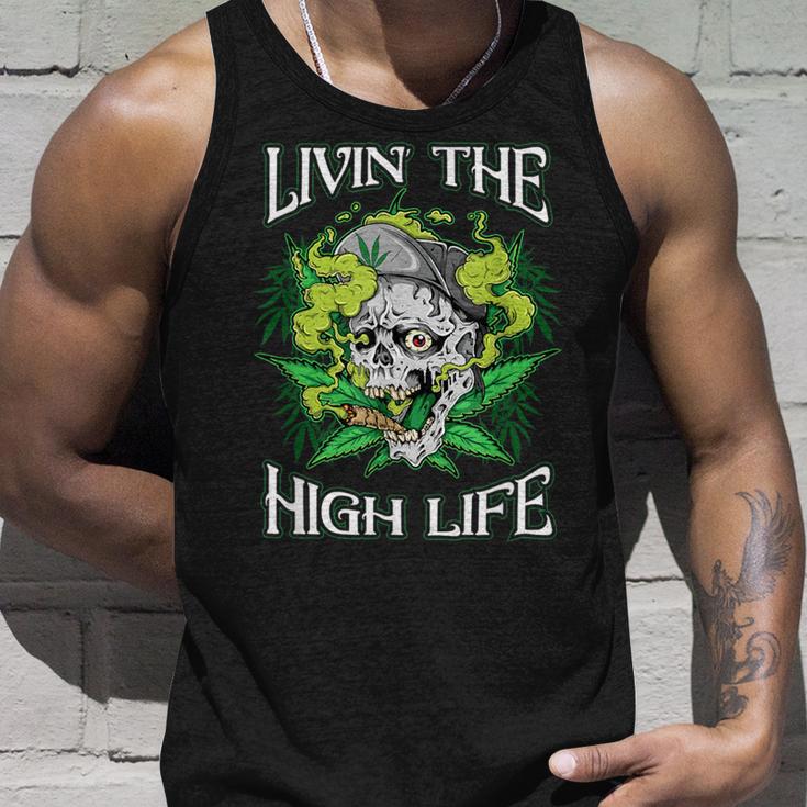 Kiffer Marijuana Hemp Grass Cannabis Tank Top Geschenke für Ihn