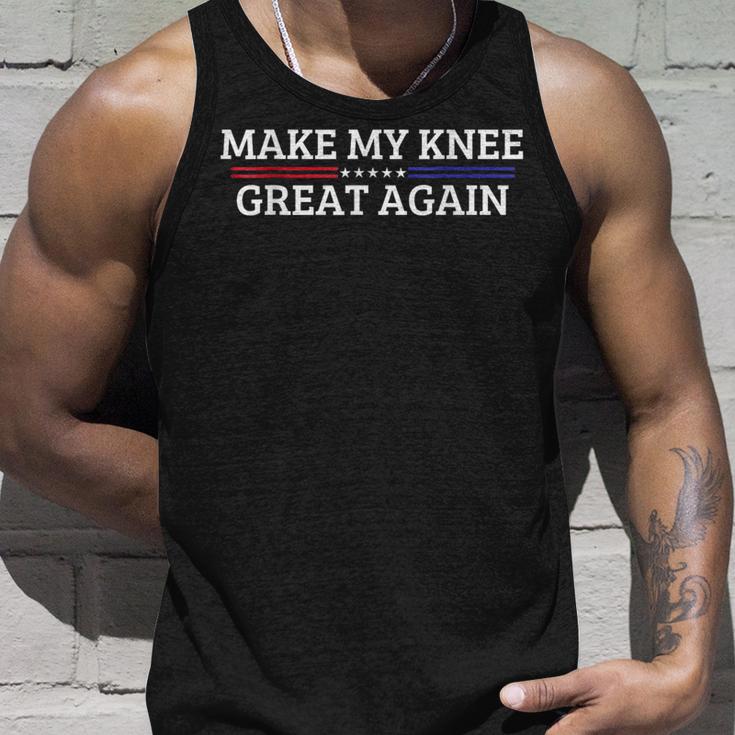 Make My Knee Great Again A Broken Knee Recovery Tank Top Geschenke für Ihn