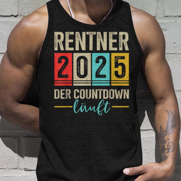 Pensioner 2025 Countdown Running For Retirement Tank Top Geschenke für Ihn