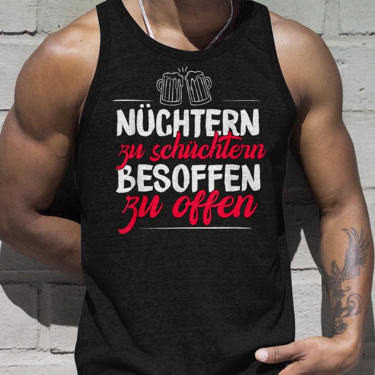 Quote Nüchtern Zu Schüchtern Besoffen Zu Open Tank Top Geschenke für Ihn