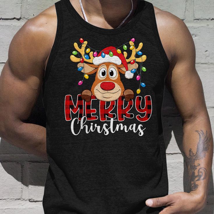 Reindeer Merry Christmas Family Tank Top Geschenke für Ihn