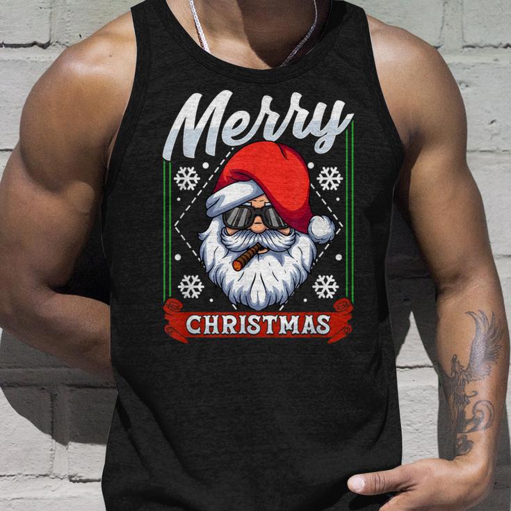 Santa Humour Adult Tank Top Geschenke für Ihn