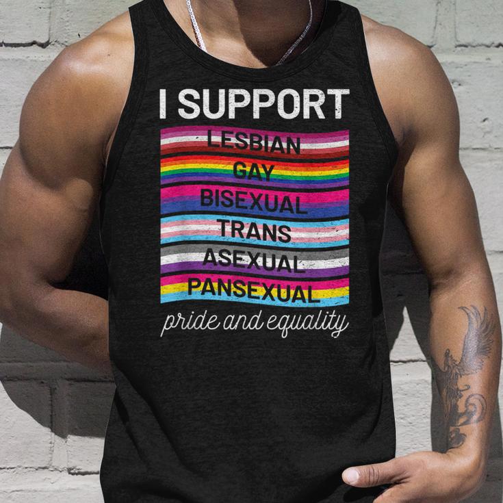 Gay Pride Lgbt Support Trans Pan Lesbian Bi Equality Tank Top Geschenke für Ihn