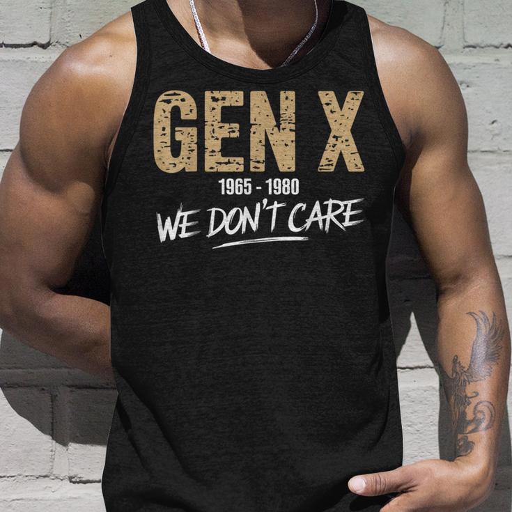 Gen X 1965-1980 We Don't Care Generation Xintage Tank Top Geschenke für Ihn