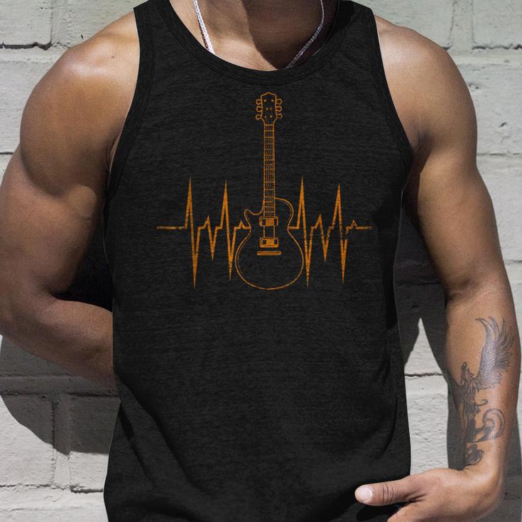 For Guitarists Heartbeat Guitar Tank Top Geschenke für Ihn