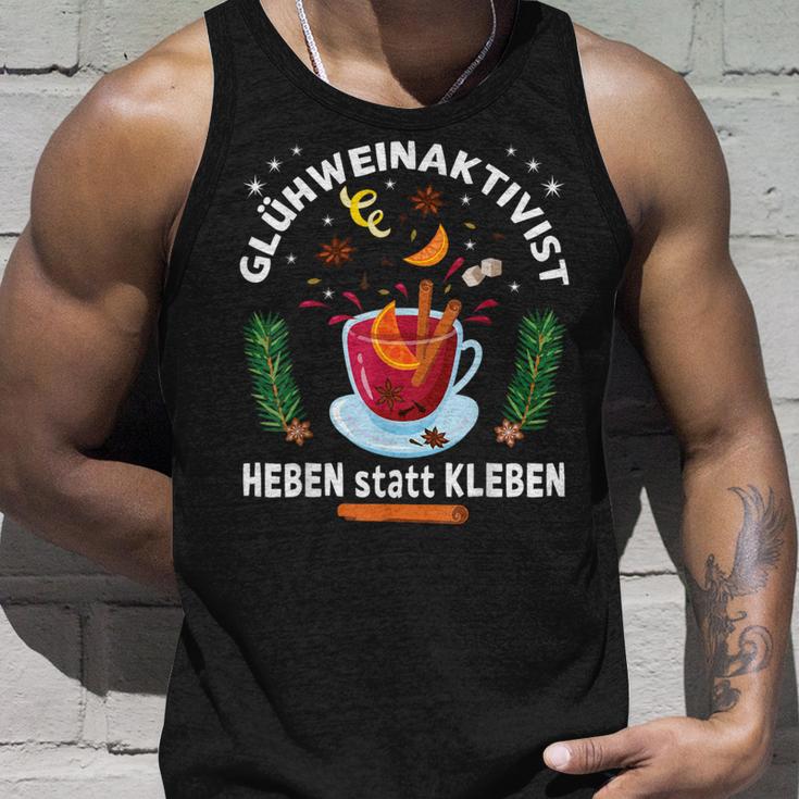 Glühweinaktivist Heben Statt Kleben Glühwein Aktivist Tank Top Geschenke für Ihn