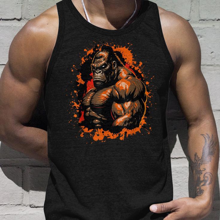 Gorilla Muscle Workout Animal Beast Bodybuilding Gym Tank Top Geschenke für Ihn