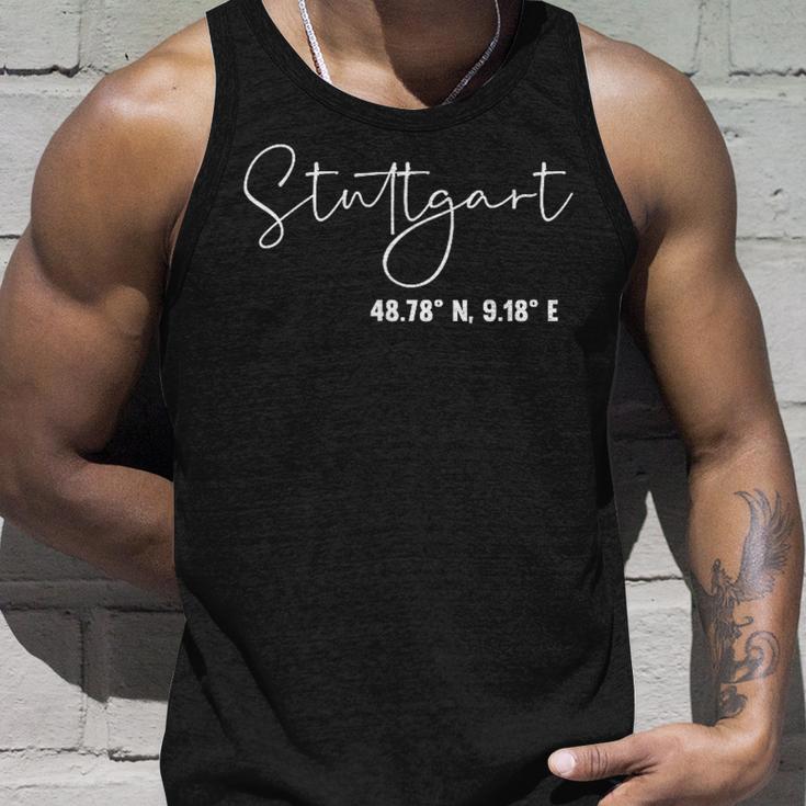 Gps Coordinates Stuttgart Tank Top Geschenke für Ihn