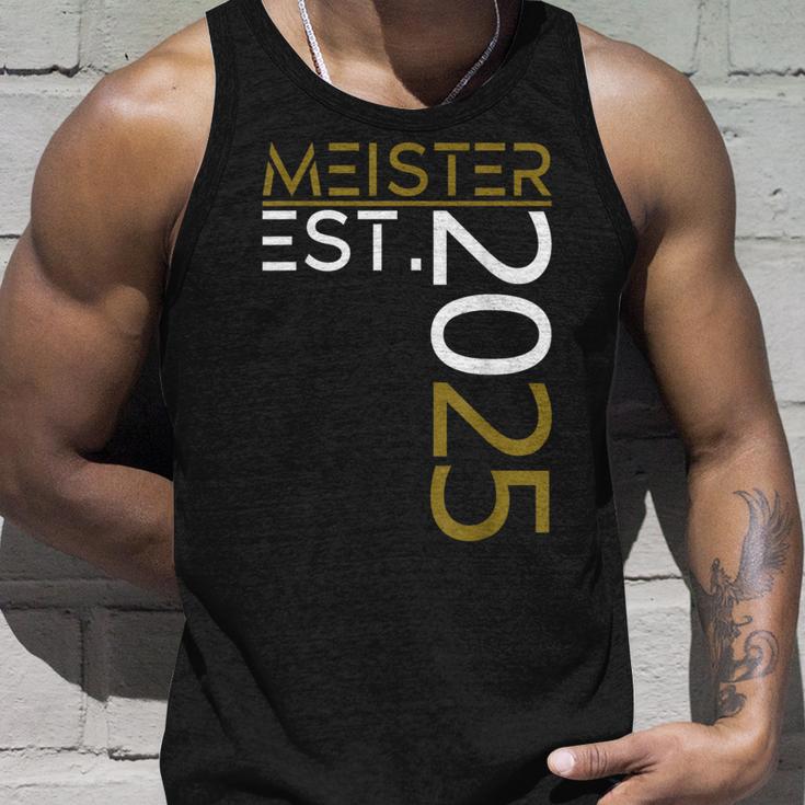 Graduation Master Est 2025 Golden Outfit Master Exam Tank Top Geschenke für Ihn