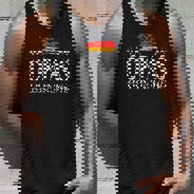 Grandpa Against Left Heimatliebe Germany Tank Top Geschenke für Ihn