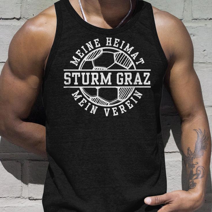 Graz Sturm Football Home Fan Styria Austria Stadium Tank Top Geschenke für Ihn