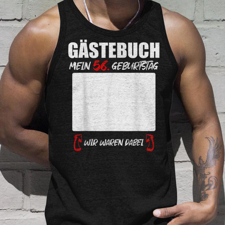 Guest Book 56Th Birthday Signatures Party Tank Top Geschenke für Ihn