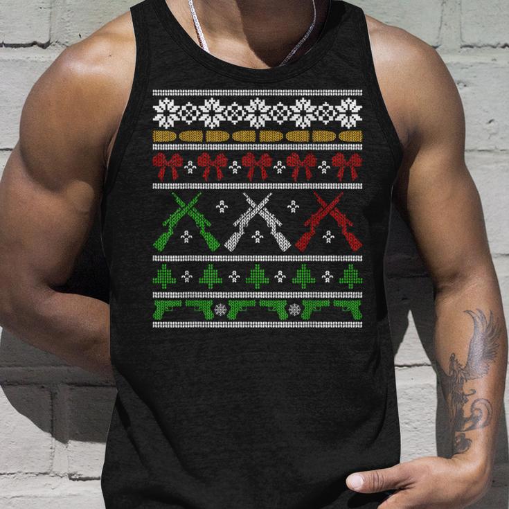 Guns For Christmas Ugly Sweater Gun Right Hunting Military Tank Top Geschenke für Ihn