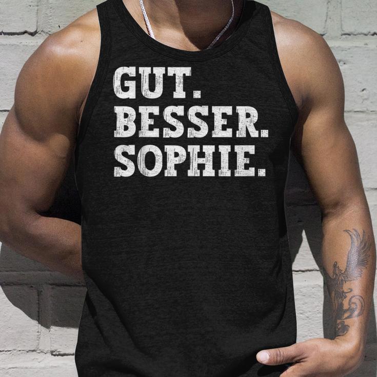 Gut Besser Sophie Saying First Name Sophie Tank Top Geschenke für Ihn