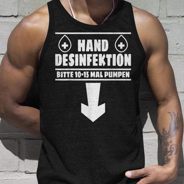 Hand Disinfection Sex Slogan Tank Top Geschenke für Ihn