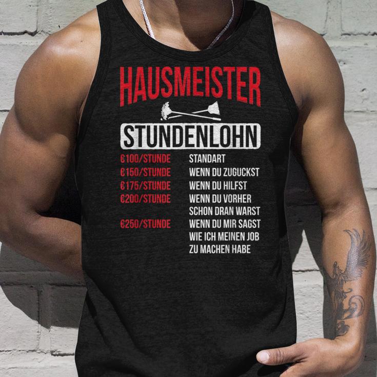 Hausmeister Hourly Wage Haustechnik Janitory Tank Top Geschenke für Ihn