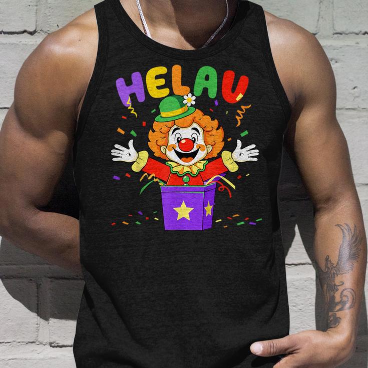 Helau Clown In Box Costume For Carnival Fancy Dress Tank Top Geschenke für Ihn