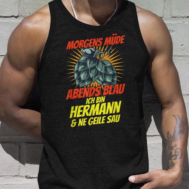 Hermann Name Saying Hermann Birthday Tank Top Geschenke für Ihn